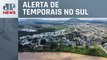 Fortes chuvas afetam 109 mil pessoas no Paraná