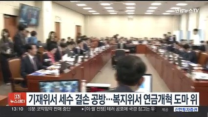 기재위서 세수 결손 공방…복지위서 연금개혁 도마 위