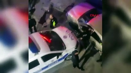 Bahçelievler'de Polisler Şüphelileri Takip Ederken Kaza Yaptı