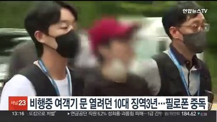 Tải video: 하늘에서 여객기 문 열려던 10대 징역 3년…필로폰 중독