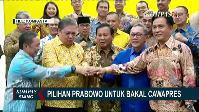 Menakar Sosok Bacawapres Pendamping Prabowo Subianto di Pilpres 2024