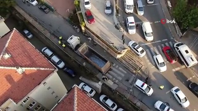 Alkollü sürücü hafriyat kamyonuyla dehşet saçtı: 2 polis ağır yaralı