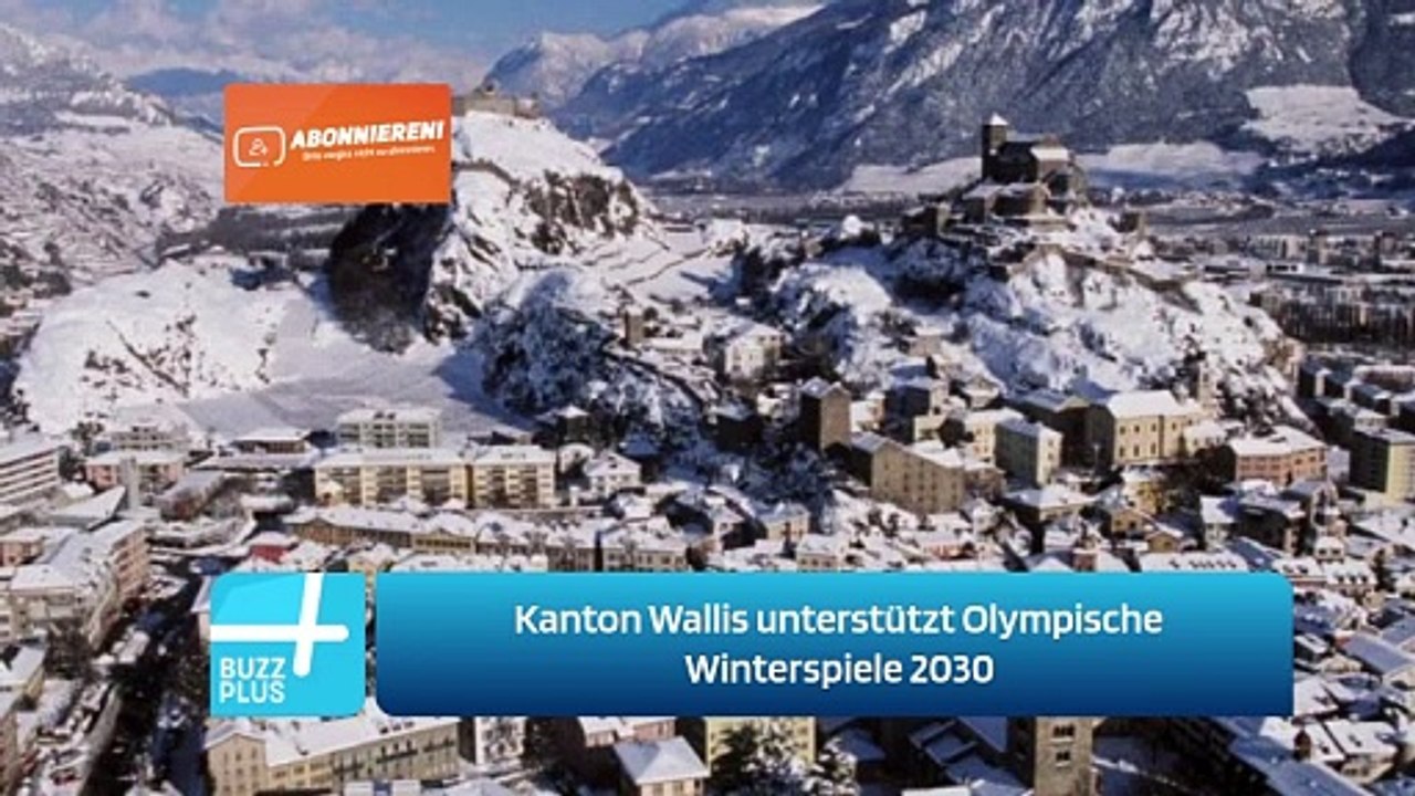 Kanton Wallis unterstützt Olympische Winterspiele 2030