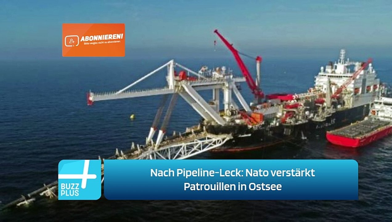Nach Pipeline-Leck: Nato verstärkt Patrouillen in Ostsee