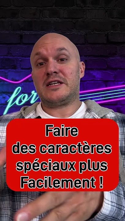 Des caractère spéciaux facilement sur android
