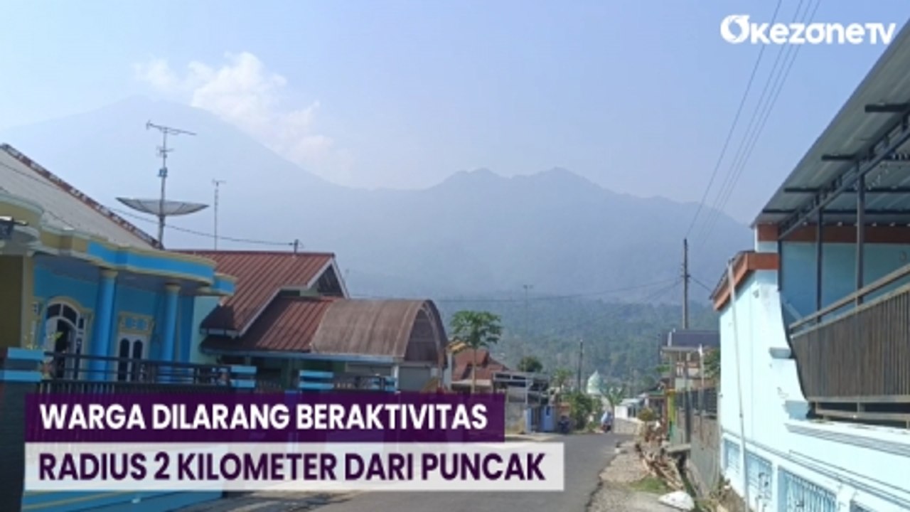Gunung Slamet Naik Status Waspada, Asap Putih Mengepul dari Kawah