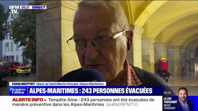 Ivan Mottet, maire de Saint-Martin-Vésubie: On va fermer les routes par mesure de sécurité