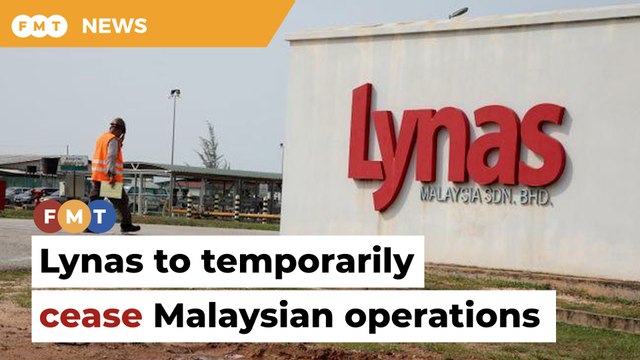 Lynas announces planned shutdown of Malaysian operations