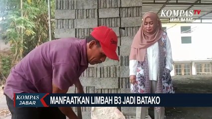 Ibu Rumah Tangga Ubah Limbah B3 Jadi Bahan Bangunan