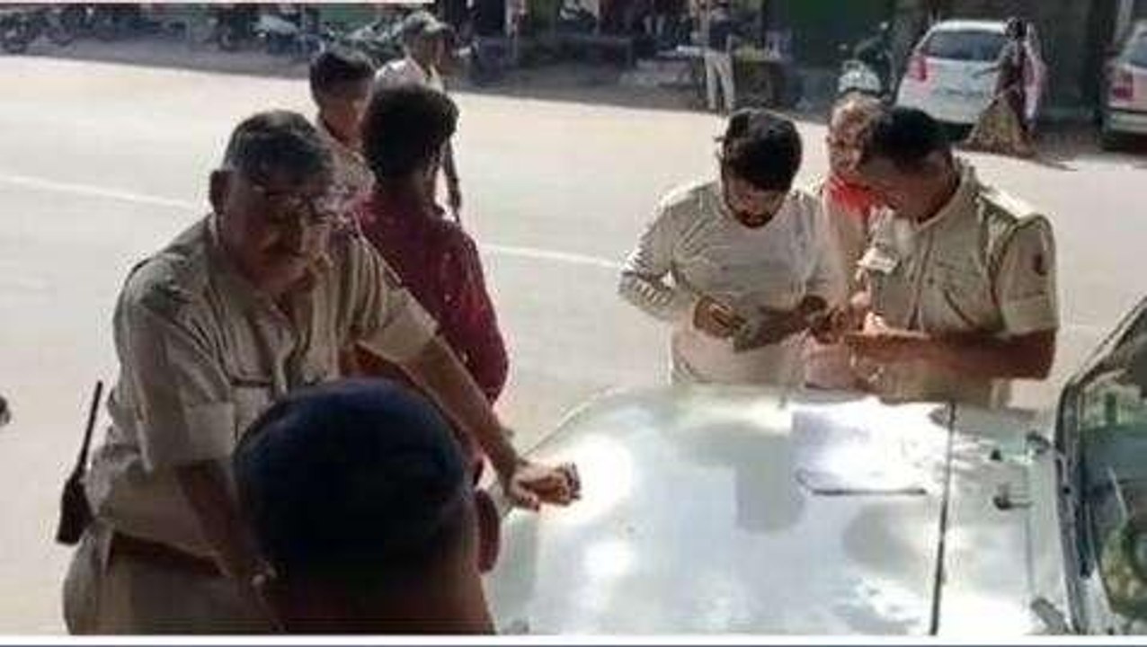 राजसमंद: वाहन चालकों के खिलाफ कार्रवाई, 50 वाहनों के काटे चालान