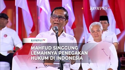 Mahfud MD Soroti Lemahnya Penegakan Hukum di Indonesia