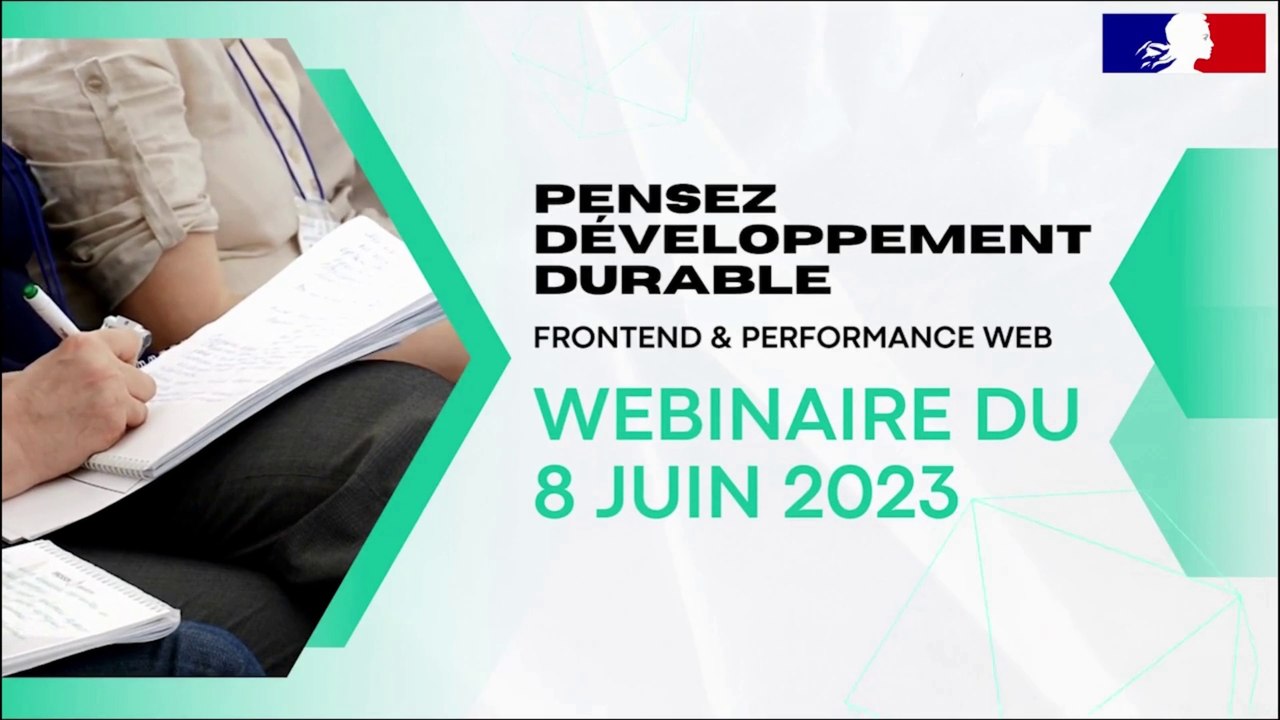 [Webinaire] 7 - Frontend & performance web "Pensez développement durable avec Jean-Philippe PAPILLON"