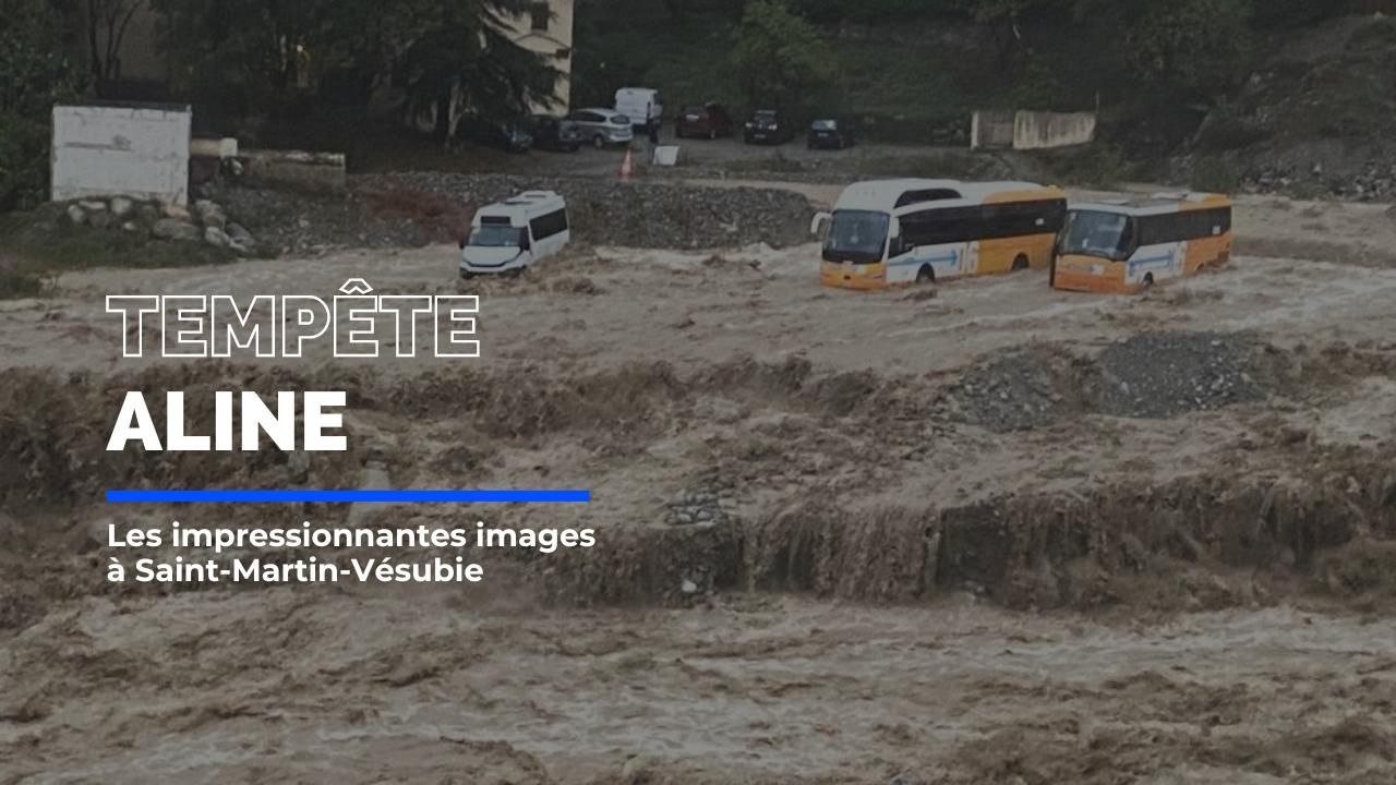 Tempête Aline : les impressionnantes images à Saint-Martin-Vésubie