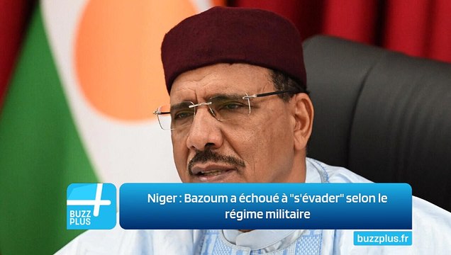 Niger : Bazoum a échoué à s'évader selon le régime militaire
