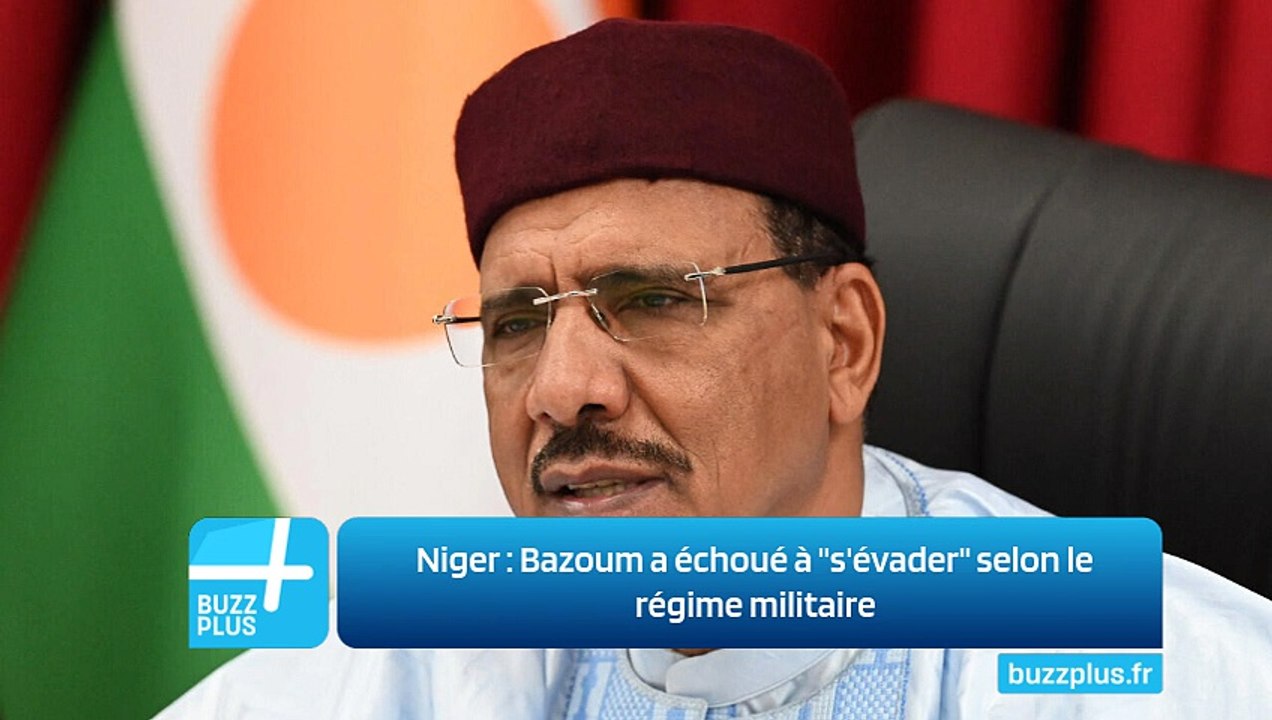 Niger : Bazoum a échoué à "s'évader" selon le régime militaire