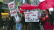 Amsterdam residents protest against 