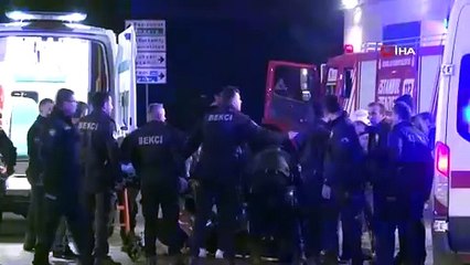 Alkollü sürücü hafriyat kamyonuyla dehşet saçtı: 2 polis ağır yaralı