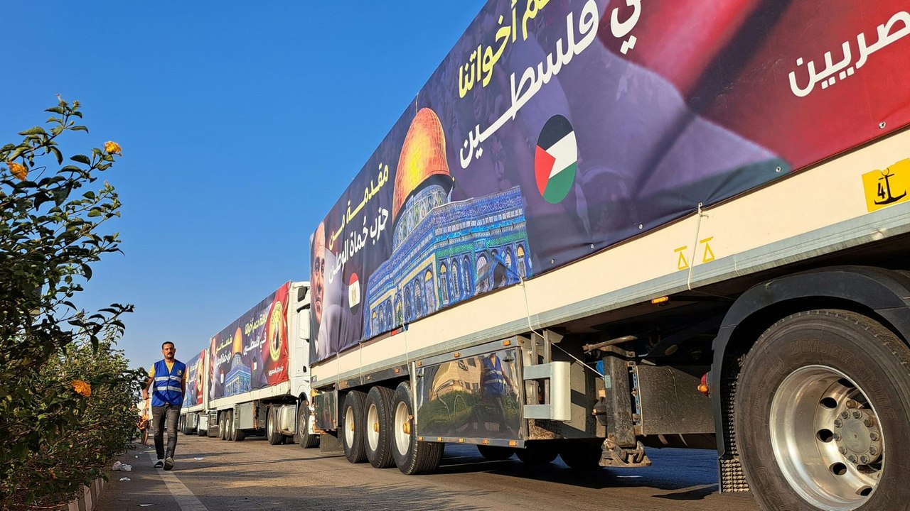 Hilfen sollen bald den Gazastreifen aus Ägypten erreichen