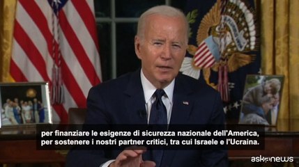 Biden: sostegno a Israele e Ucraina per la sicurezza dell'America