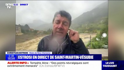 Download Video: Alpes-Maritimes: depuis Saint-Martin-Vésubie, Christian Estrosi affirme que 