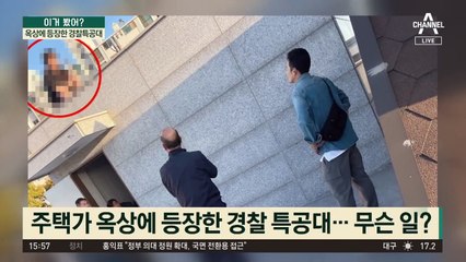 옥상에 등장한 진짜 경찰특공대…염산 든 수배자 극적 검거