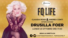 Drusilla Foer: "Non ho sofferto di pregiudizi ma di altro" in diretta con Claudia Rossi e Andrea Conti