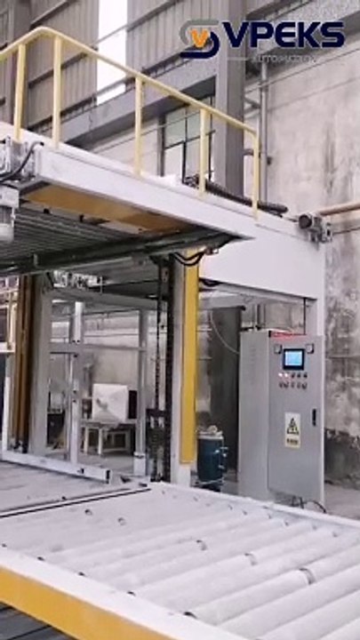 High-level auto bag palletizer system by VPEKS