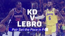 KD v LeBron - Pair Set the Pace in Preseason