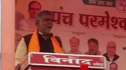 नरसिंहपुर: आम सभा में शामिल हुए केंद्रीय मंत्री, जुटा जन सैलाब