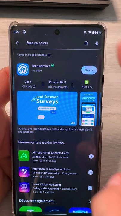 Application pour arrondir les fins de mois