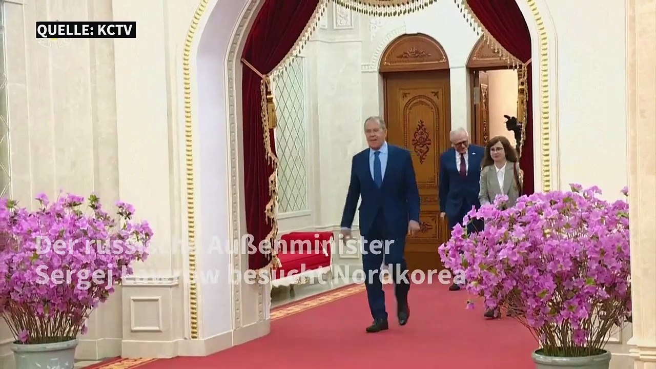 Russlands Außenminister lobt Nordkorea bei Besuch als 'langjährigen Partner'