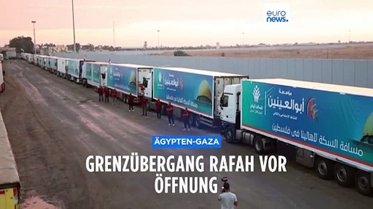 Grenzübergang Rafah: Wann kommen Hilfsgüter aus Ägypten in Gaza an?