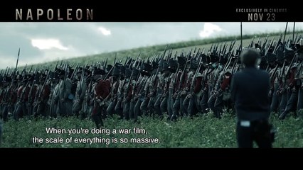 Napoleon  | Featurette: Ridley Scott - Real Filmmaking