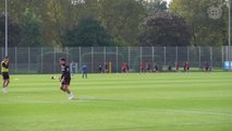 La exhibición de Xabi Alonso en el entrenamiento del Leverkusen