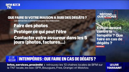Est-on assuré contre la tempête? Que faire en cas de dégâts? BFMTV répond à vos questions