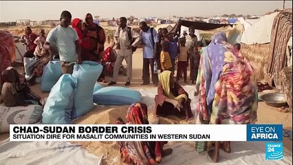 Crisis at Sudan-Chad border as refugees flee violence