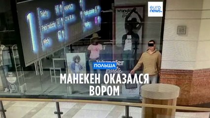 Польша: манекен оказался вором