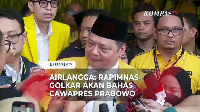 Golkar Akan Bahas Cawapres Prabowo di Rapimnas Besok