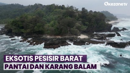 Pesona Keindahan Pantai Rabek dengan Keberadaan Goa dan Karang yang Eksotis