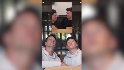 Tom Brady dips shoes in coffee in viral video