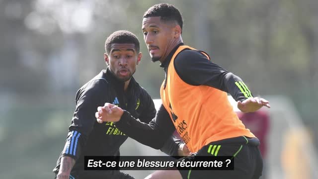 Arsenal - Arteta : J'espère que Saliba ne va pas être handicapé par sa blessure jusqu'à la fin de la saison