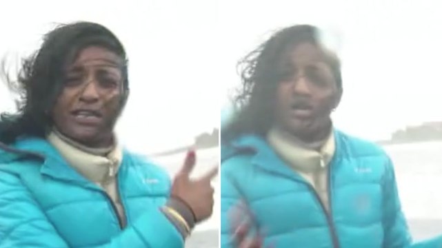 Weather presenter battered by Storm Babet on Good Morning Britain as concerned Kate Garraway urges ‘get away’