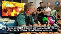 Policía y Guardia Civil desmantelan la mayor trama de tráfico de cocaína de Barcelona a Mallorca