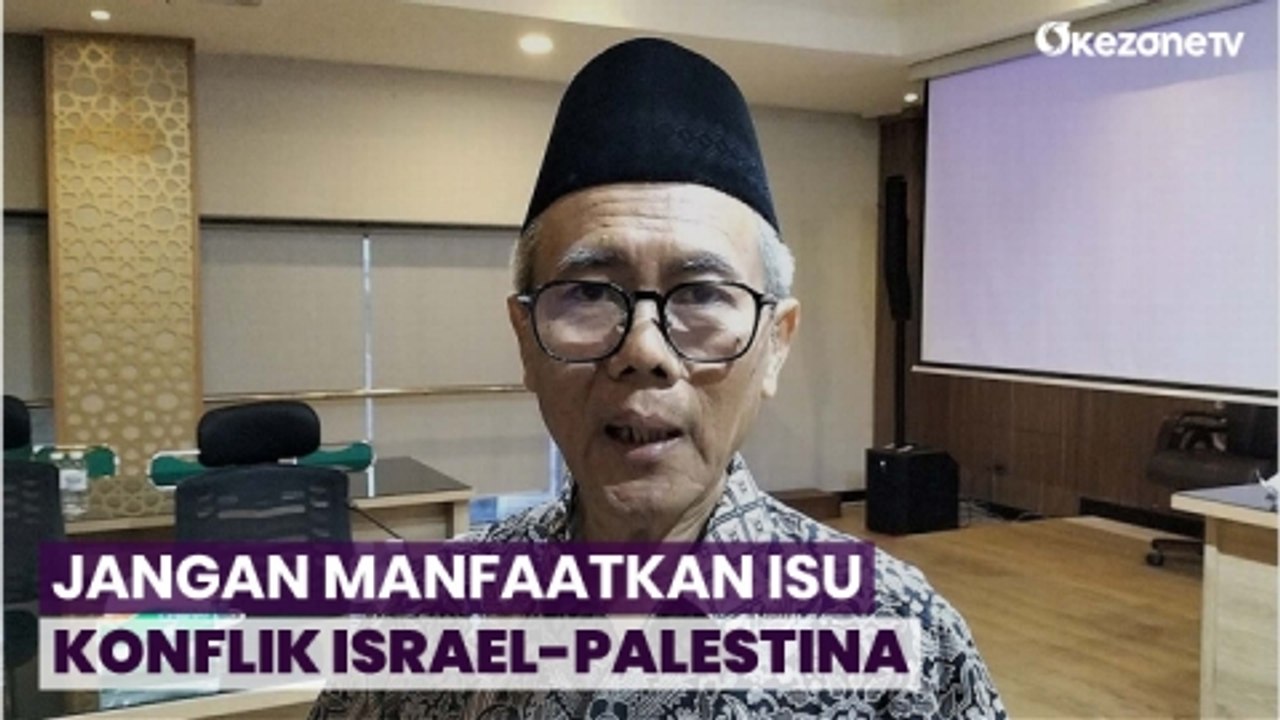 MUI Minta Parpol Tak Manfaatkan Isu Konflik Israel-Palestina di Tahun Politik