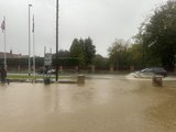 River Meden levels rise in Nottinghamshire as Storm Babet hits Warsop