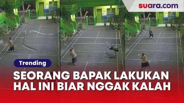 Seorang Bapak Lakukan Hal Ini Biar Nggak Kalah Pertandingan, Warganet: Habis Ini Auto Nggak Diajak Main Lagi