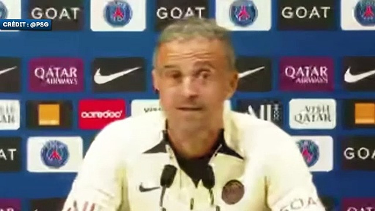 Luis Enrique répond aux médias