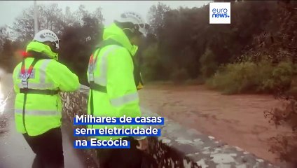Tempestade Babet faz, pelo menos, dois mortos na Escócia