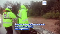 Décès d'une femme en Ecosse dans la tempête Babet