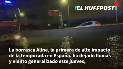 Las inundaciones que ha dejado la borrasca Aline a su paso por España